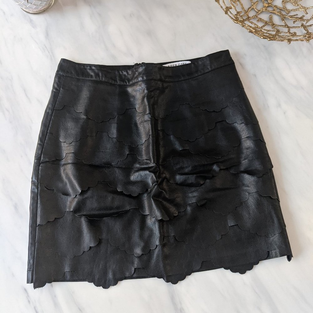 Harper Greene pleather black skirt Size S